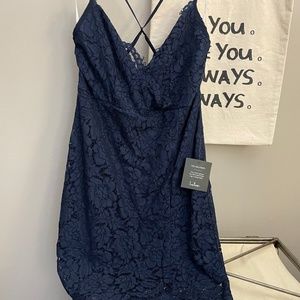 Lulu’s high low lace dress